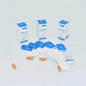 Aangepaste Cutter Pro Stas Tin Handdoek Kaart Sleek Zalf Pil. Flacon Farmaceutische Pharma Geneeskunde Papieren Verpakking