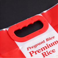 Sac d'emballage pour riz personnalisé en matériau composite PA/PE, 5 kg, épaissi, scellé sur trois côtés, imprimé en couleur