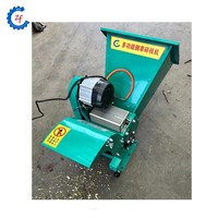 Broyeur de tiges de bananes à moteur diesel à faible bruit et haute productivité, hacheuse multifonctionnelle de pailles de maïs, fourrage pour bétail