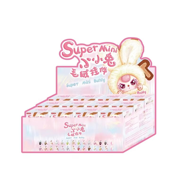Baby Three Super Mini Bunny Series PVC Plush Blind Box Trendy and Cute Gifts