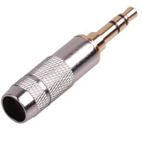 Prise audio filetée TRS 3,5 mm, prise casque 1/8 pouce, connecteur jack 3 pôles stéréo mâle 3,5 pour câble de 6 mm