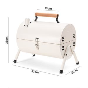 גריל קומפקטי ברזל נייד קומפקטי לפטיו וקמפינג תנור מחנאות למפגשים משפחתיים דלק פחם - Product Image 2