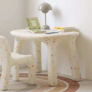 Mesa de Juego para Niños, Silla de Actividades para Niños, Juego de Mesa y Silla Resistente para Exteriores, Muebles Infantiles para Jardín de Niños, Escritorio de Plástico para Bebés - Product Image 4
