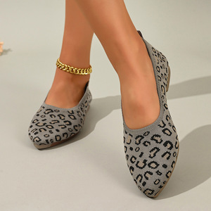Zapatos Casuales con Estampado de Leopardo, Primavera-Otoño 2026, Cómodos y Fáciles de Usar con un Solo Paso - Product Image 3