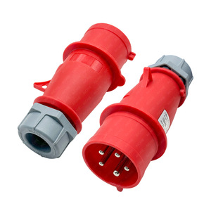 ปลั๊กไฟฟ้ากันน้ำกลางแจ้ง 32A IP66 400V สำหรับไซต์ก่อสร้าง ผลิตจากวัสดุ ABS - Product Image 5
