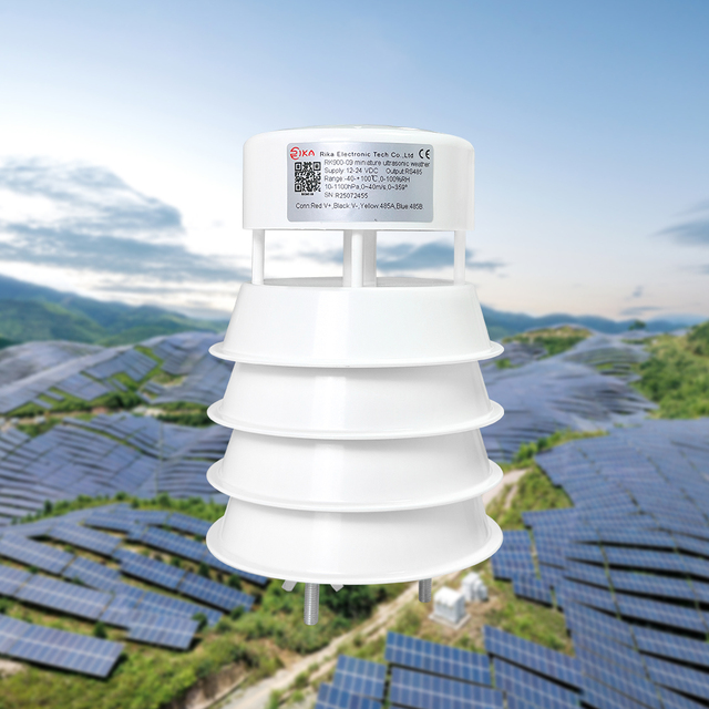 RK900-09 Low Price RS485 Modbus 5-in-1 Ultrasonic Wind Speed Wind Direction Air Temperature Humidity Pressure Weather Sensor