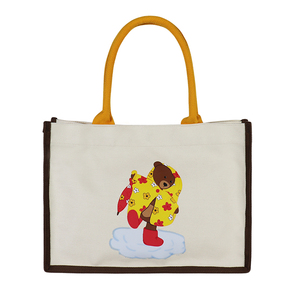 Bolsa de Lona Estructurada de 12 oz – Alta Calidad, Resistente, con Diseño Floral, Minimalista para Uso Diario - Product Image 1