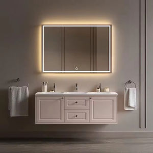 Mueble <span class=keywords><strong>de</strong></span> baño montado en la pared, juego <span class=keywords><strong>de</strong></span> <span class=keywords><strong>tocador</strong></span> <span class=keywords><strong>de</strong></span> baño americano <span class=keywords><strong>de</strong></span> 36 pulgadas, mueble <span class=keywords><strong>de</strong></span> baño <span class=keywords><strong>con</strong></span> <span class=keywords><strong>espejo</strong></span> y lavabo - Product Image 4