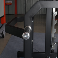 Système de rack hybride Smith Machine et Squat Rack K1907 - Utilisation commerciale Capacité de 245 kg Construction en acier Q235