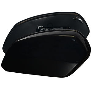 Sacoches de <span class=keywords><strong>moto</strong></span> noires brillantes pour Harley Softail Low Rider ST FXLRST 2022-2024 Street Bob 2018 + ABS et <span class=keywords><strong>cuir</strong></span> - Product Image 3