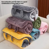 Coussin de siège de bureau épais de couleur unie avec dossier intégré Coussin de cul confortable pour les étudiants sédentaires et les utilisateurs de voiture