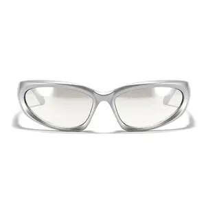 Óculos de sol neutros de 2022, óculos de sol feminino esportivo a granel y2k