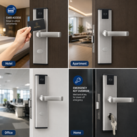 Cerradura Inteligente para Hotel con Tarjeta RFID, Sistema de Cerradura de Puerta con Tarjeta para Habitaciones, Venta Directa de Fábrica con 32 Años de Experiencia