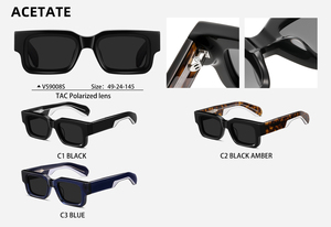 Biểu tượng tùy chỉnh người đàn ông da đen phụ nữ sang trọng dày vuông hình chữ nhật tac <span class=keywords><strong>2025</strong></span> Chất lượng cao UV400 phân cực Acetate Kính mát - Product Image 5
