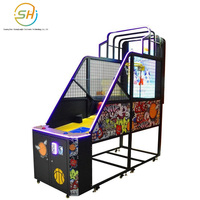 Machine de jeu de basket-ball LCD 55 pouces, équipement d'arcade à monnayeur pour tir au panier