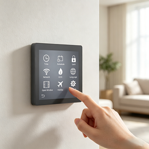 Thermostat intelligent WiFi programmable 7 jours pour <span class=keywords><strong>chauffage</strong></span> électrique, chaudière à gaz, avec capteur de zone domestique et contrôle via application - Product Image 4