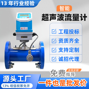 Medidor de Flujo Ultrasónico ZA400 con Brida de Acero Inoxidable IP65 para Medición de Agua - Product Image 4