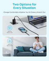 Câble USB A vers USB C Anker Zolo 100W, 3,3 pieds, en nylon tressé durable, câble de données Type C, cordon de charge fin de qualité supérieure pour iPhone Samsung