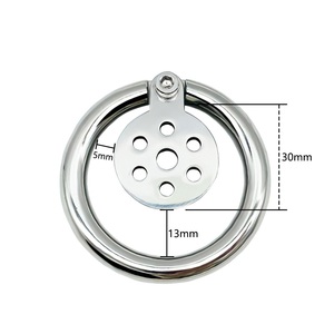 Kooi Stuk Roestvrij Staal <span class=keywords><strong>Penis</strong></span> Sporter Voor Volwassen Mannen Vogelkooi Schroef Kort - Product Image 2