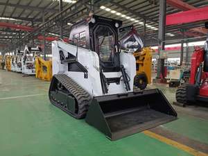 JC50 TS50 Crawler Skid Machine Manufacturer 0.7 Ton Hydraulic pilot <b>Control</b> Skid Loader Replaceable EPA Engine Skid Steer Loader - Product Image 2
