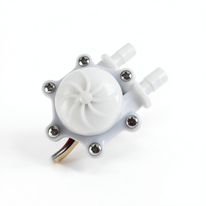 Medidor de Flujo de Agua con Turbina MJ-HW41C de 1/4'' con Conexión de Entrada y Salida Simétrica - Product Image 1