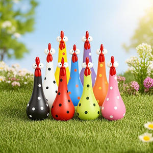 Estatua <span class=keywords><strong>de</strong></span> <span class=keywords><strong>gallo</strong></span> <span class=keywords><strong>de</strong></span> resina, cuello largo, ojo grande, adorno <span class=keywords><strong>de</strong></span> pollo, estilo <span class=keywords><strong>de</strong></span> arte popular para la decoración del patio del hogar y el jardín - Product Image 2