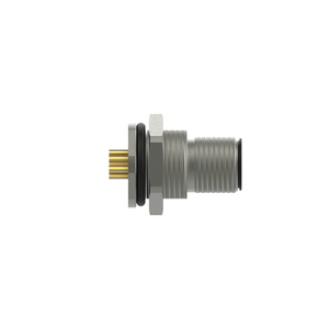 Conector Macho IEC FEAM5R-L, Contactos de Latón/Chapados en Oro y Carcasa de Latón/Niquelada, IP67, 60V, 4A - Product Image 2
