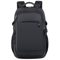 Mochila Antirrobo Impermeable para Portátil con Puerto USB de 15.6 Pulgadas, Bolsa de Viaje de Negocios de Cuero de Diseño, Mochila Personalizada para Hombre