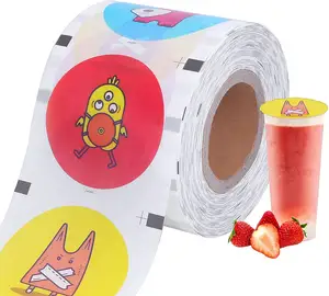 Cup Sealer Film Roll For Bubble Tea Sealing Film For Boba Tea Cup 90mm/95mm Plastic Or Paper Cup