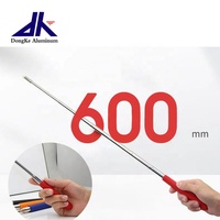 Pointeur de tableau blanc de tige d'enseignement pliante de poteau télescopique d'acier inoxydable avec le stylo de feutre