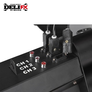 DELIFX, gran oferta, equipo de escenario, lanzador de confeti eléctrico, pistola de cañón de confeti con 3 cabezas para efecto de escenario, actuación de boda - Product Image 3