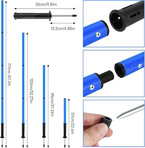 CZFIT Cross-Border Football Training Equipment with Removable <b>Tie</b>-In Pole Agility <b>Ladder</b> Winding Rod Sign Rod Suit and Rope - Product Image 3