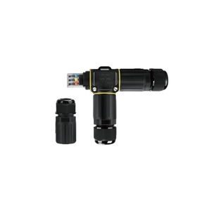 Newstep IP68 T-Shaped <strong>3</strong>-Way Waterproof Lighting Power Wire <strong>Connector</strong> M20/M25/M16 3Pin Male/Female 2P 16A Rated Current PA66 - Product Image 5
