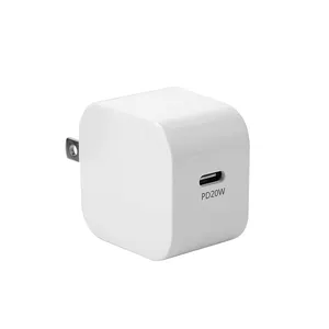 Adaptor PD Pengisi Daya USB Tipe C, Adaptor Pengisi Daya USB Tipe C Pengisi Daya 20W untuk iPhone 13