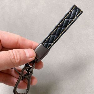 <b>Custom</b> Logo Printed Personalized Keychains Pu Leather Chains Promotion Car Brand <b>Key</b> Holder Ring Metal Keychain Gift - Product Image 4