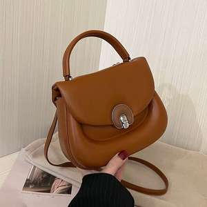 New Fashion <b>Saddle</b> <b>Bag</b> <b>for</b> <b>Women</b>, Vintage Gold Buckle Underarm <b>Bag</b> <b>for</b> <b>Women</b>, Single Shoulder <b>Bag</b> - Product Image 4