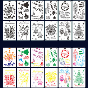 Pochoirs réutilisables de panneau de bienvenue pour peindre de grands modèles individuels 8 pochoirs de lettres de PCs avec des nombres - Product Image 4