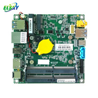 Placa Base para Mini PC ELSKY NUC NUC10U con Procesador Comet Lake de 10.ª Generación Core I7 10510U, DDR4 Máx. 64 GB de RAM, M.2_2230, WIFI
