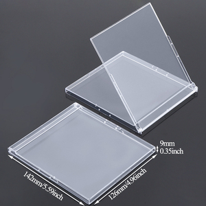 SUNSHING Durable and Clear Calendar Display Jewel <b>Stand</b>-Up Box Stylish Schedule Desk <b>Stand</b> Case 5.5inch <b>CD</b> Jewel Case Calendar - Product Image 1