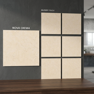 กระเบื้องพอร์ซเลนเคลือบเงาสีเทาหินอ่อน Foshan Onyx Anini Grey ขนาด 800x800 มม. สำหรับปูพื้น - Product Image 2
