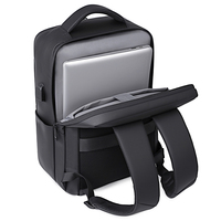 Sac à dos pour ordinateur portable de haute qualité avec logo personnalisé, grande capacité, résistant aux chocs, pour les voyages d'affaires, avec chargeur USB, pour l'école et l'ordinateur
