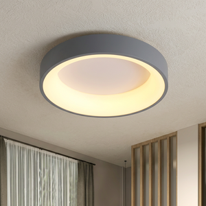 โคมไฟระย้า LED ทรงกลม สีขาวเย็น ฐานโลหะ ติดตั้งแบบฝัง ดีไซน์มินิมอล IP44 Ra80 สำหรับห้องนั่งเล่น - Product Image 1