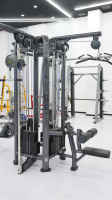 Équipement de musculation professionnel Rosen Fitness, machine d'exercice multifonctionnelle à 8 stations avec système de poids à disques en acier pour la musculation