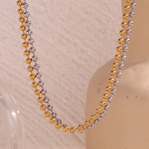 Tối Giản Đồ Trang Sức Đính Cườm Chuỗi Vòng Cổ Thép Không Gỉ Trang Sức Bán Buôn Mạ Vàng Accessoires De Bijoux - Product Image 6