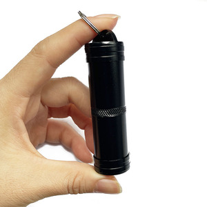 Edc 3 Inch Con Dấu Con Nhộng Bằng Kim Loại Nhôm Chống Thấm Nước Phù Hợp Với Thuốc Lá Du Lịch Móc Khóa Hộp Đựng Thuốc - Product Image 3