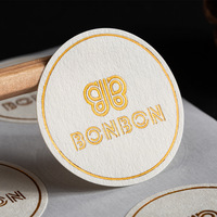 Papel Especial para Códigos QR, Etiquetas Adhesivas con Estampado en Relieve para Floristería, Etiquetas con Logotipo, Etiquetas para Frutas, Etiquetas Personalizables con Forma