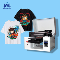 Printer DTG Flatbed A3 dengan Print Head XP600 untuk Pencetakan Langsung ke Kaos dan Pakaian Otomatis
