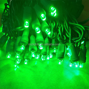 Thương mại ngoài trời 50 đèn 5 mét góc rộng hình nón Led Mini giáng sinh chuỗi ánh sáng màu đỏ 6 ''khoảng cách - Product Image 5