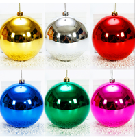 Xmas Decor Home Neujahrs party Geschenk Navidad dekorative hängende Kugeln Holiday Tree Anhänger Kunststoff Weihnachts kugel Ornamente