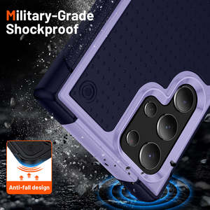 Protección contra caídas de doble capa Defend Bumper TPU Funda para teléfono para <span class=keywords><strong>Samsung</strong></span> S23 Ultra - Product Image 3